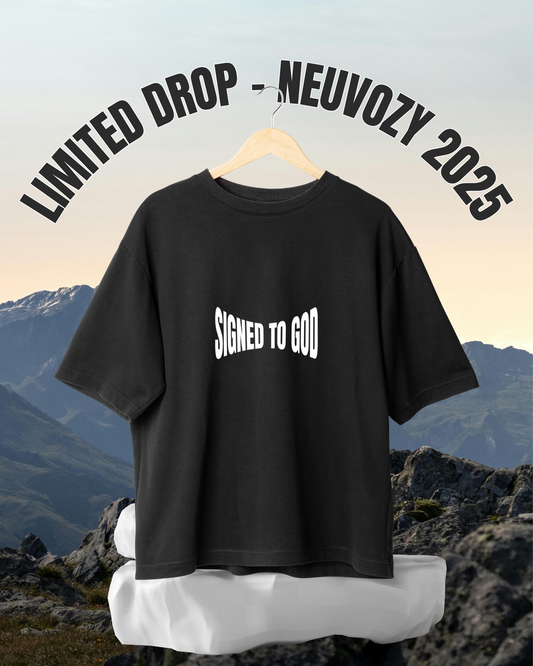 Signed to God – Oversized Luxury Streetwear Tee | Neuvozy (NV)
