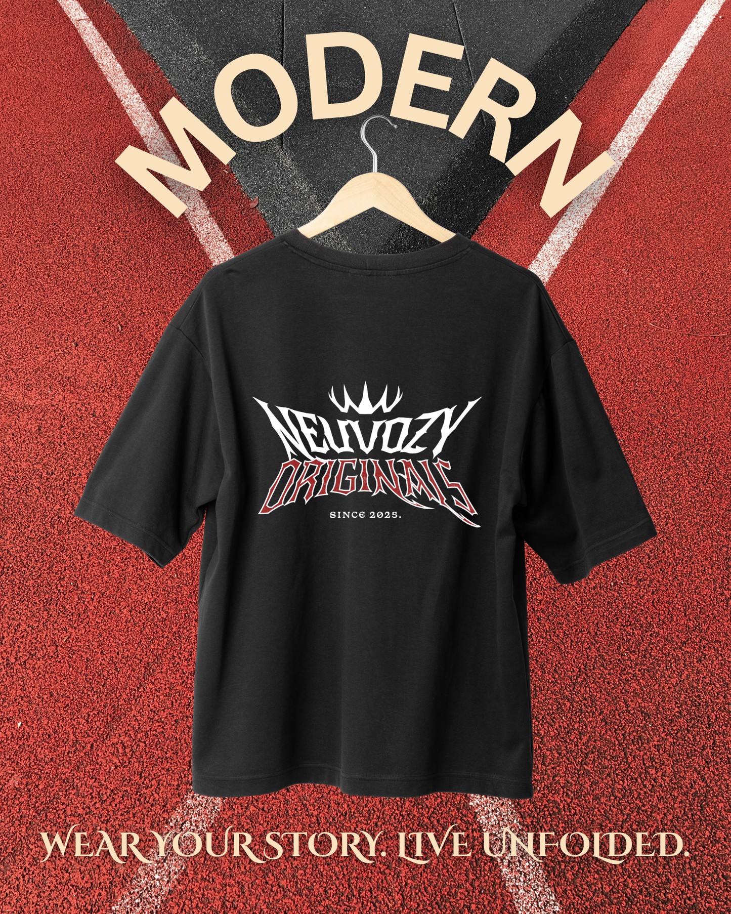 Neuvozy (NV) Oversized T-Shirt – Premium Streetwear Edition
