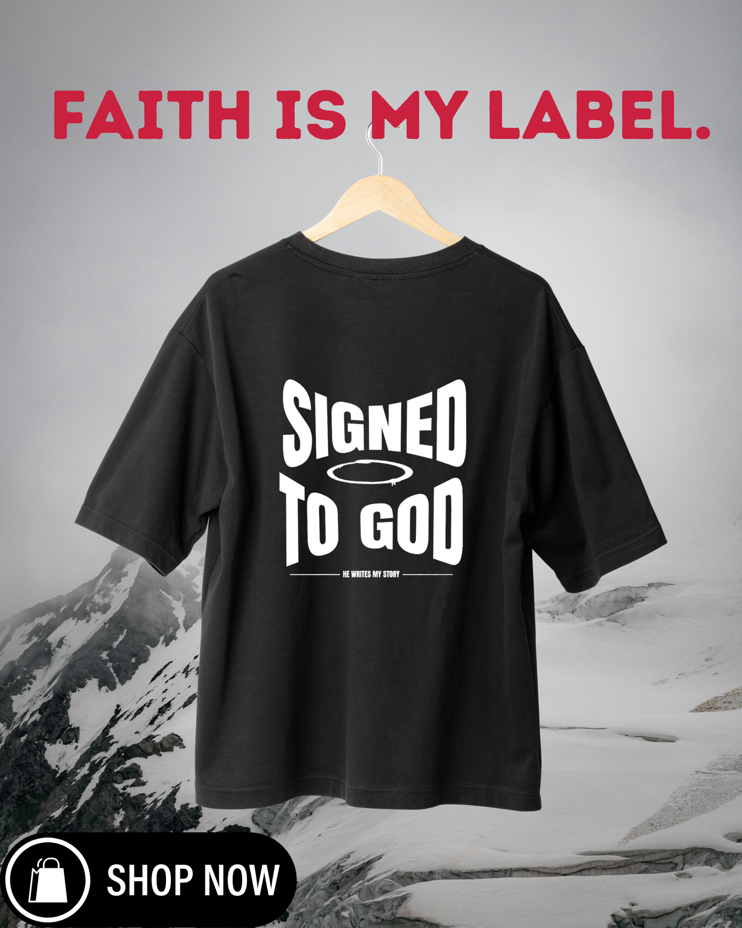 Signed to God – Oversized Luxury Streetwear Tee | Neuvozy (NV)